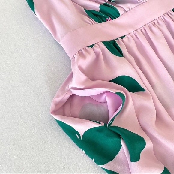 Kate Spade Pink and Green Floral Mini Dress - Picture 4 of 10